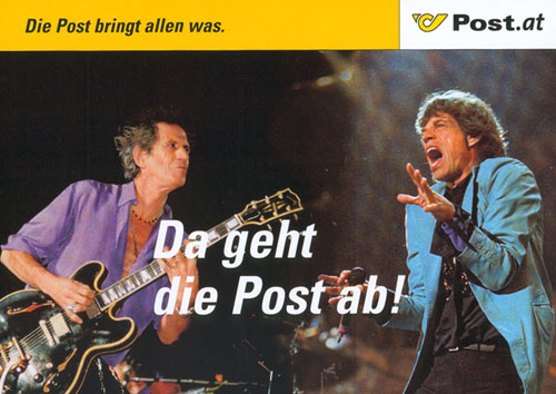 Rolling Stones Briefmarkenmappe